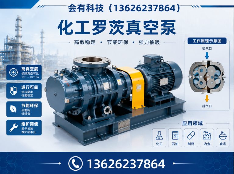 宜兴市化工罗茨真空泵展示图